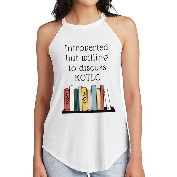 Introverted Kotlc Book Series Fan Sophie Foster Fan Women's Perfect Tri Rocker Tank