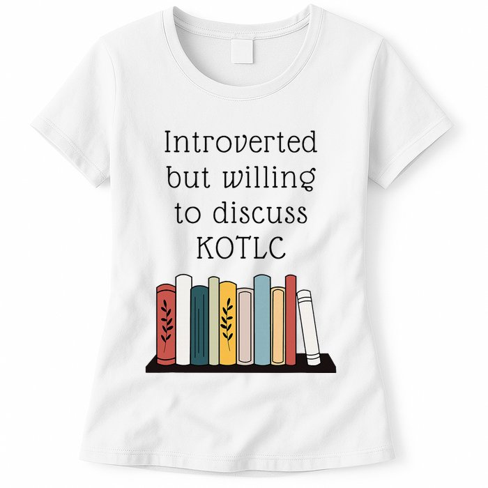 Introverted Kotlc Book Series Fan Sophie Foster Fan Womens T-Shirt