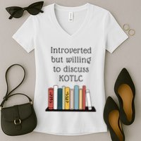 Introverted Kotlc Book Series Fan Sophie Foster Fan Women's V-Neck T-Shirt