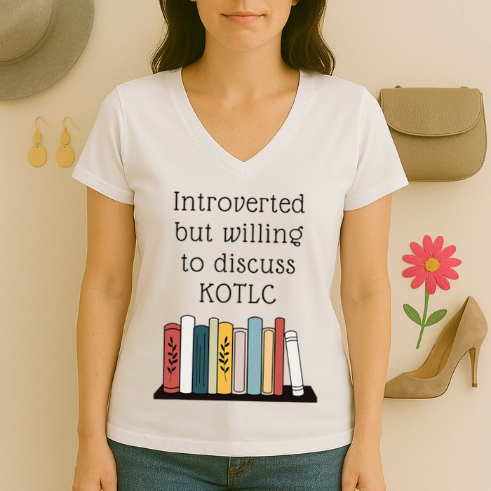 Introverted Kotlc Book Series Fan Sophie Foster Fan Women's V-Neck T-Shirt