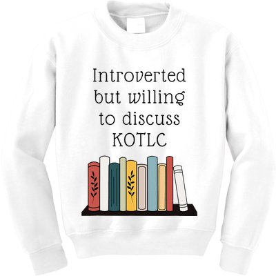 Introverted Kotlc Book Series Fan Sophie Foster Fan Kids Sweatshirt