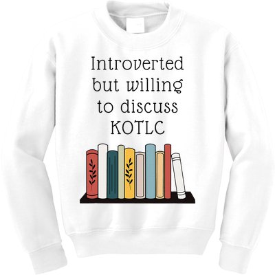 Introverted Kotlc Book Series Fan Sophie Foster Fan Kids Sweatshirt