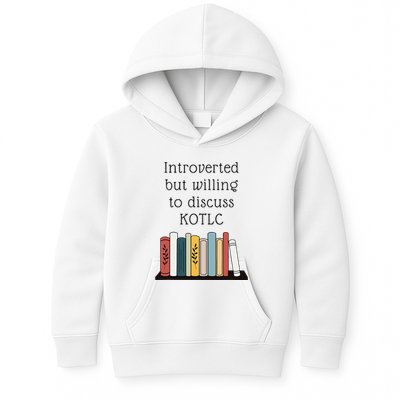Introverted Kotlc Book Series Fan Sophie Foster Fan Kids Hoodie