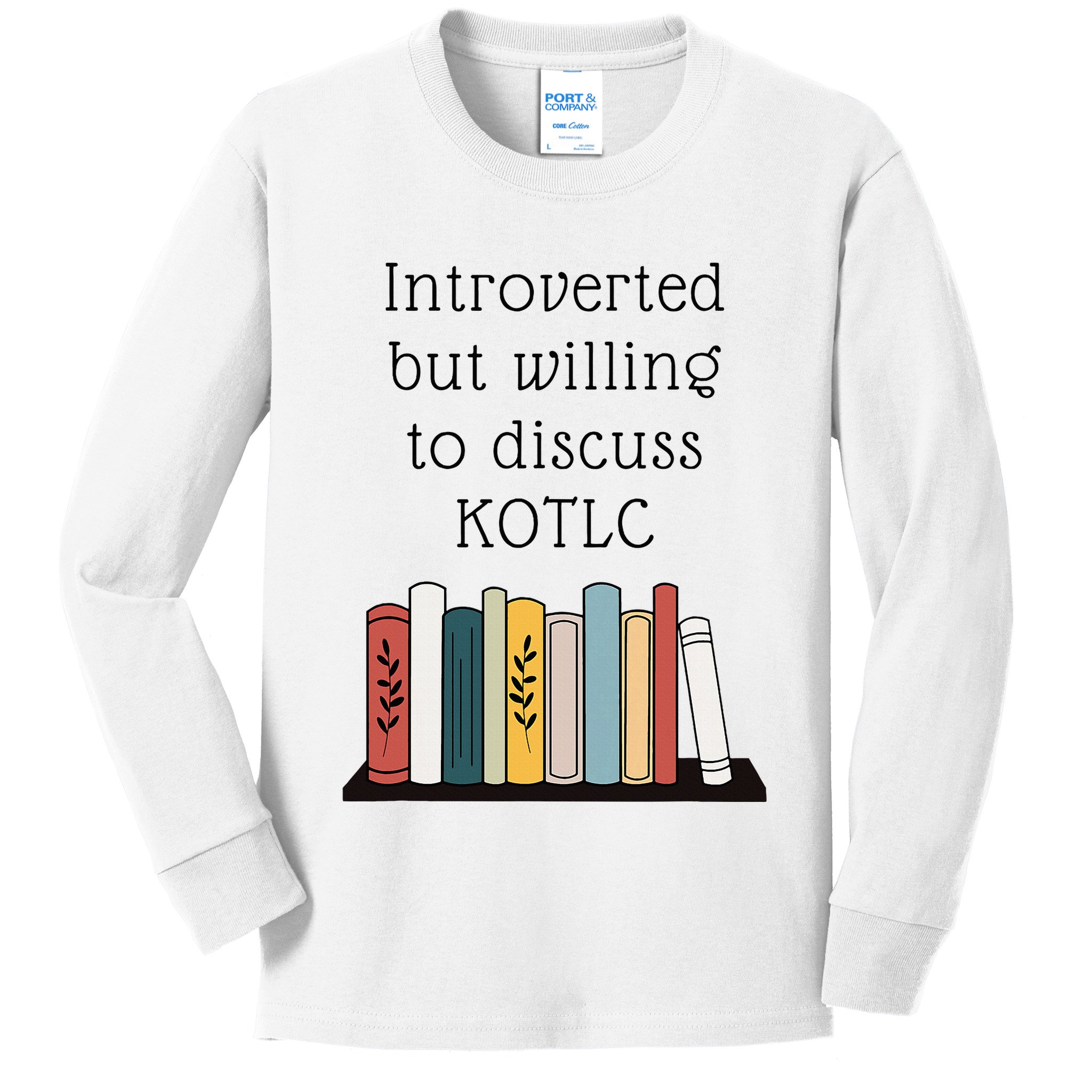 Introverted Kotlc Book Series Fan Sophie Foster Fan Kids Long Sleeve Shirt