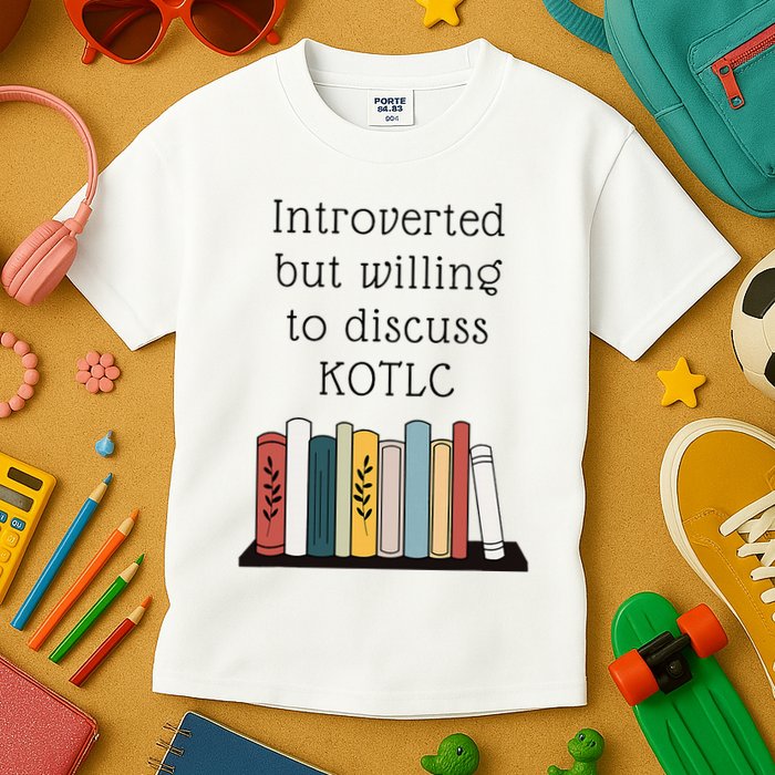 Introverted Kotlc Book Series Fan Sophie Foster Fan Kids T-Shirt