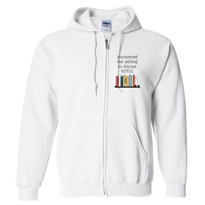 Introverted Kotlc Book Series Fan Sophie Foster Fan Full Zip Hoodie