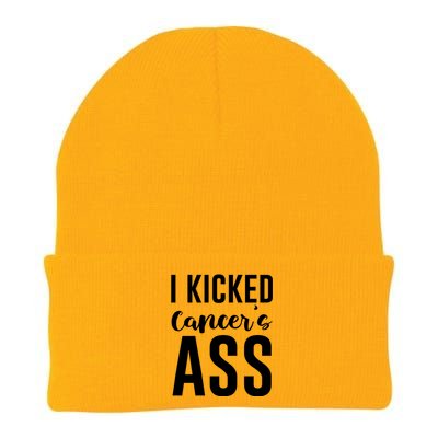 I Kicked Cancers Ass Knit Cap Winter Beanie