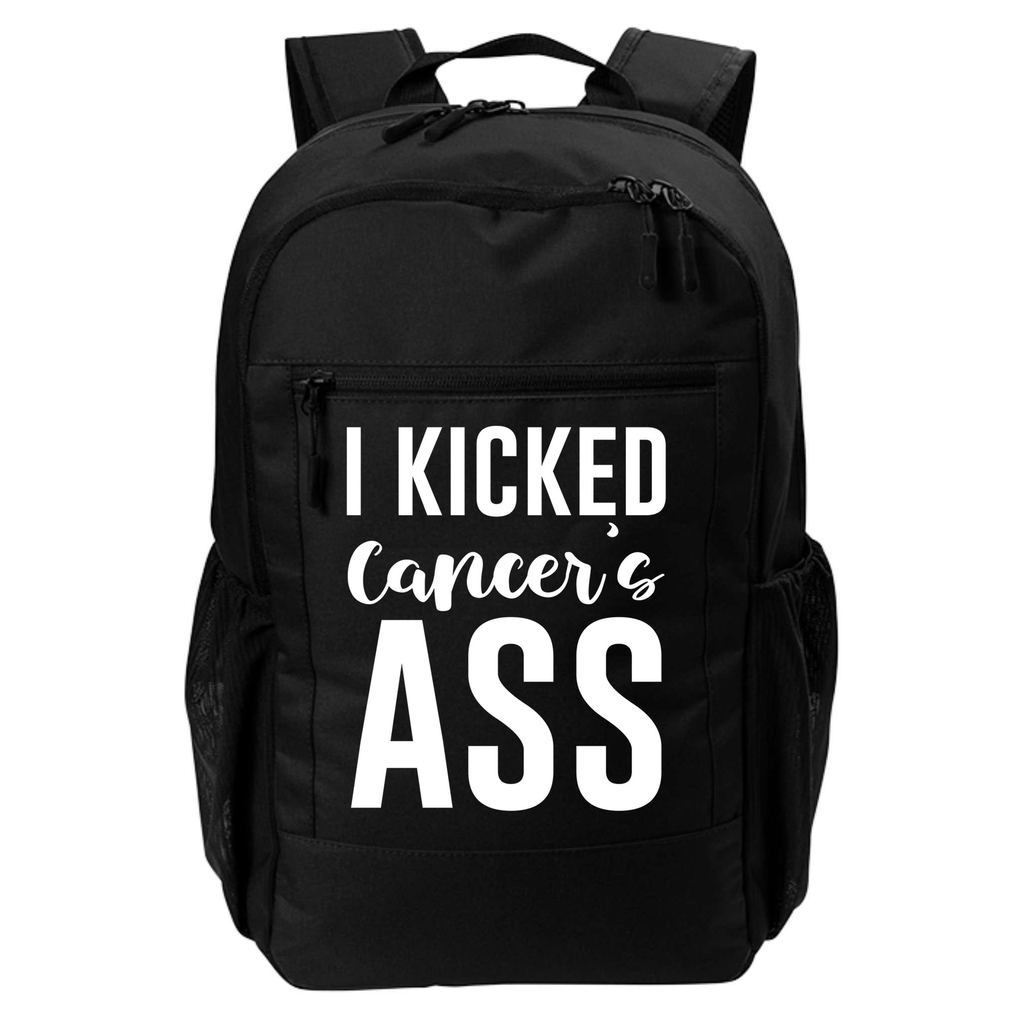 I Kicked Cancers Ass Backpack