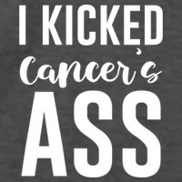 I Kicked Cancers Ass Vector Backpack