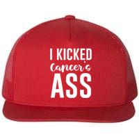 I Kicked Cancers Ass Flat Bill Trucker Hat