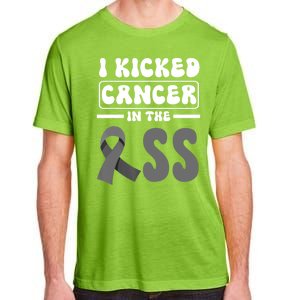 I Kicked Cancer In The Ass Melanoma Skin Cancer Awareness Adult ChromaSoft Performance T-Shirt