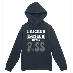 I Kicked Cancer In The Ass Melanoma Skin Cancer Awareness Urban Pullover Hoodie