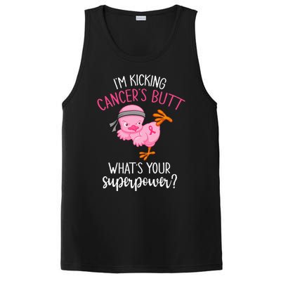 Im Kicking Cancers Butt Breast Cancer Awareness Supporter PosiCharge Competitor Tank