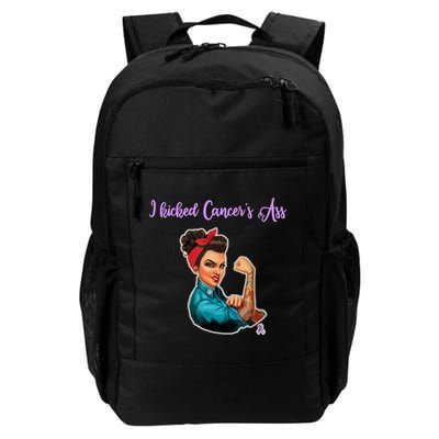 I Kicked Cancers Ass Cancer Survivors Backpack