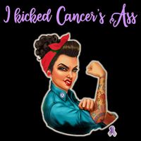 I Kicked Cancers Ass Cancer Survivors Backpack