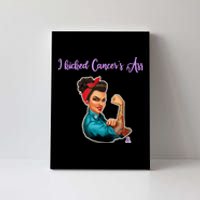 I Kicked Cancers Ass Cancer Survivors Canvas