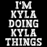 IM Kyla Doing Kyla Things Funny Name Wool Snapback Cap