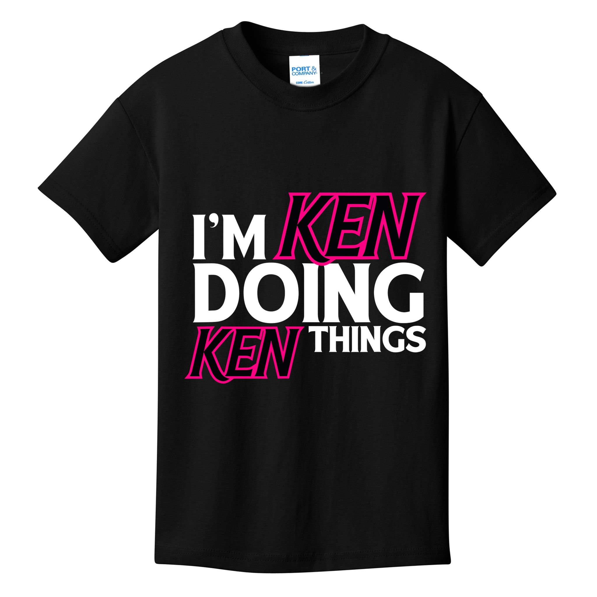 IM Ken Doing Ken Things Funny First Name Ken Sarcastic Kids T-Shirt