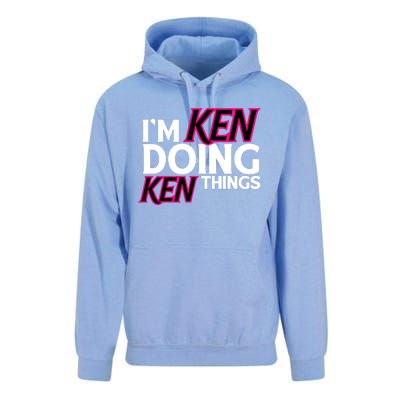 IM Ken Doing Ken Things Funny First Name Ken Sarcastic Unisex Surf Hoodie