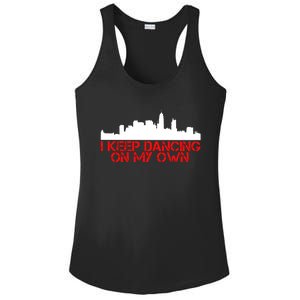 I Keep Dancing On My Own Philadelphia Baseball Ladies PosiCharge Competitor Racerback Tank