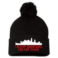 I Keep Dancing On My Own Philadelphia Baseball Pom Pom 12in Knit Beanie