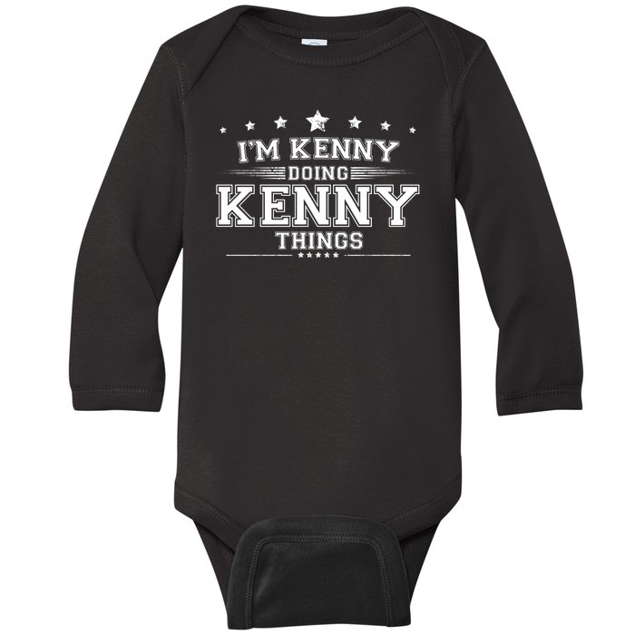 Im Kenny Doing Kenny Things Baby Long Sleeve Bodysuit