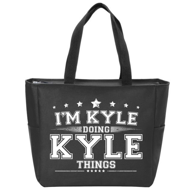 Im Kyle Doing Kyle Things Zip Tote Bag
