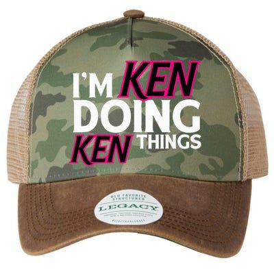 I'm Ken Doing Ken Things Funny First Name Ken Sarcastic Legacy Tie Dye Trucker Hat