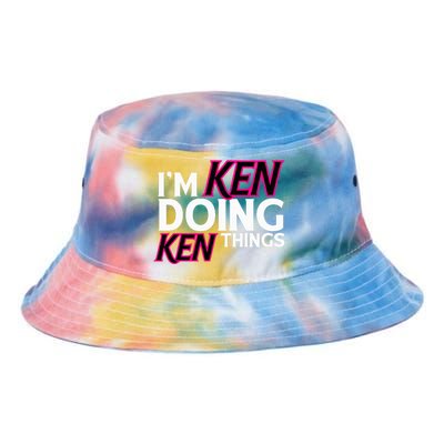 I'm Ken Doing Ken Things Funny First Name Ken Sarcastic Tie Dye Newport Bucket Hat