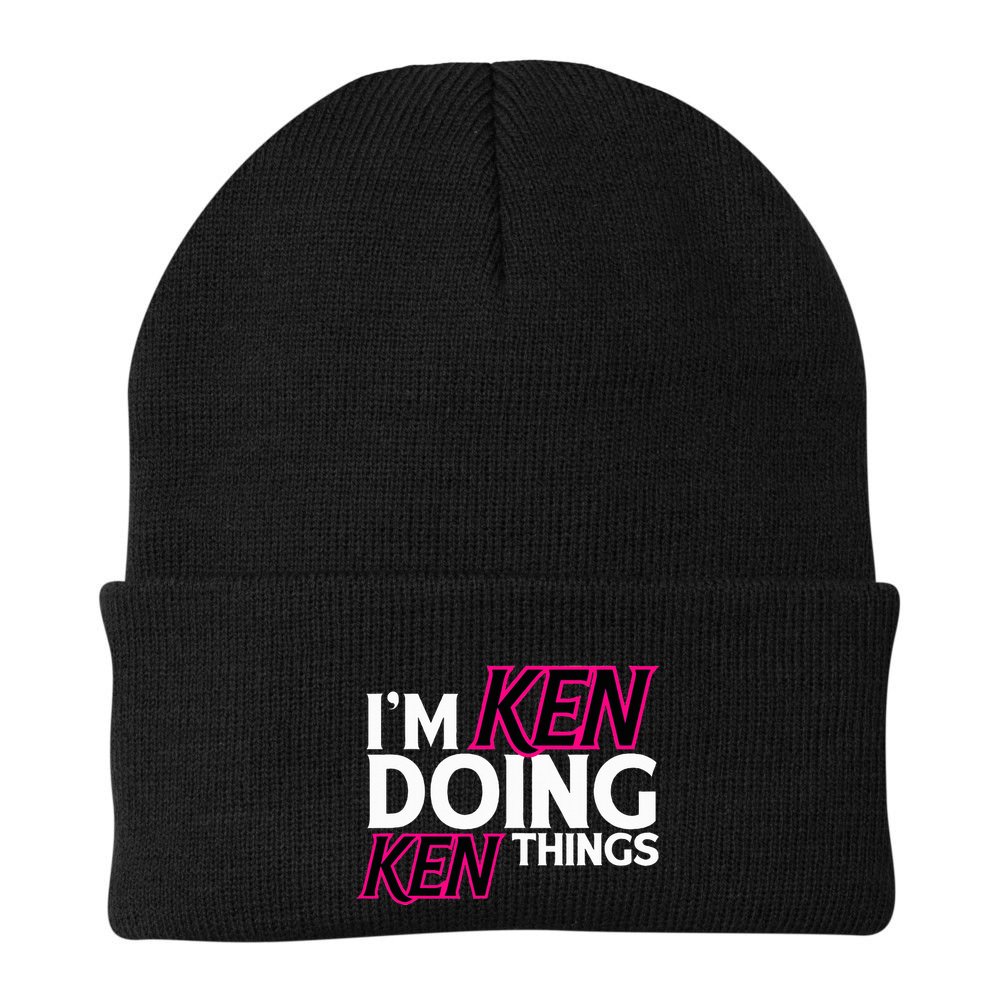 I'm Ken Doing Ken Things Funny First Name Ken Sarcastic Beanie