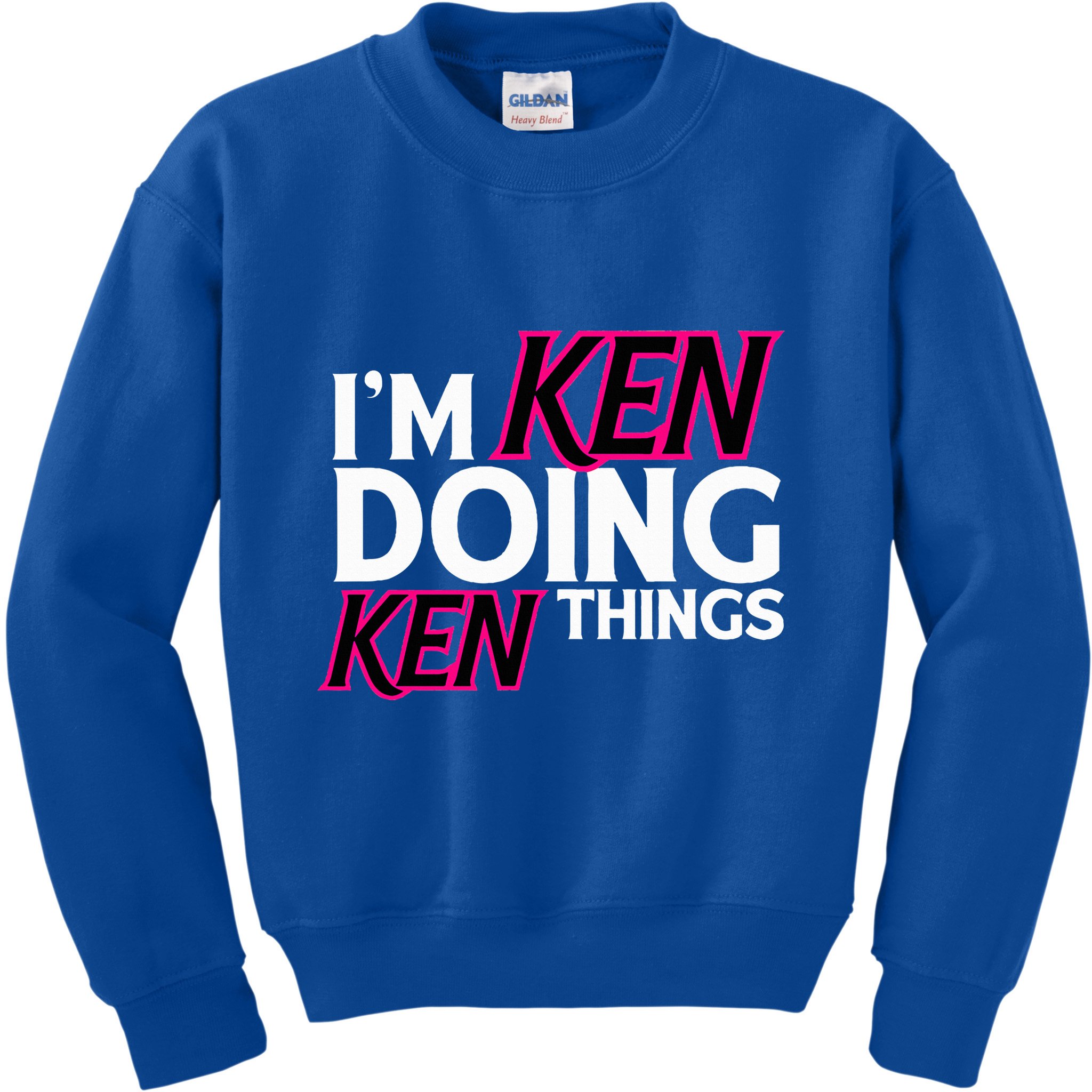 I'm Ken Doing Ken Things Funny First Name Ken Sarcastic Kids Sweatshirt