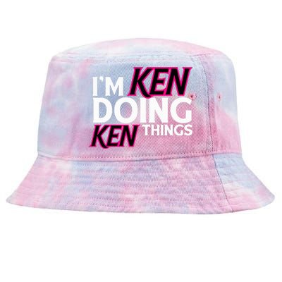 I'm Ken Doing Ken Things Funny First Name Ken Sarcastic Tie-Dyed Bucket Hat