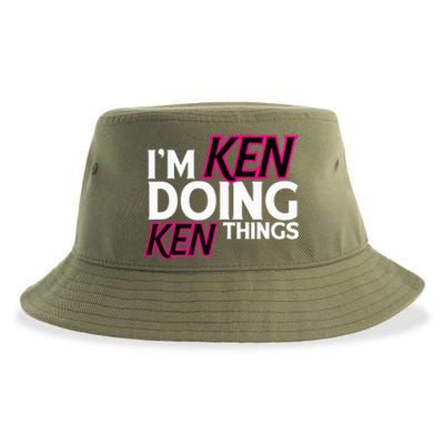 I'm Ken Doing Ken Things Funny First Name Ken Sarcastic Sustainable Bucket Hat