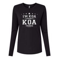 Im Koa Doing Koa Things Womens Cotton Relaxed Long Sleeve T-Shirt