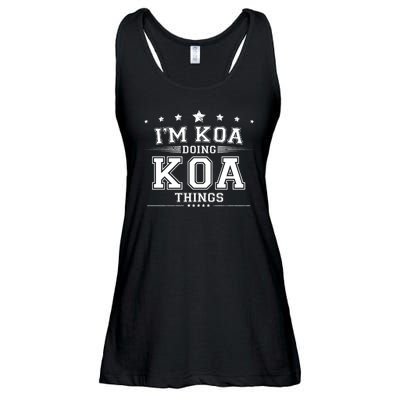 Im Koa Doing Koa Things Ladies Essential Flowy Tank