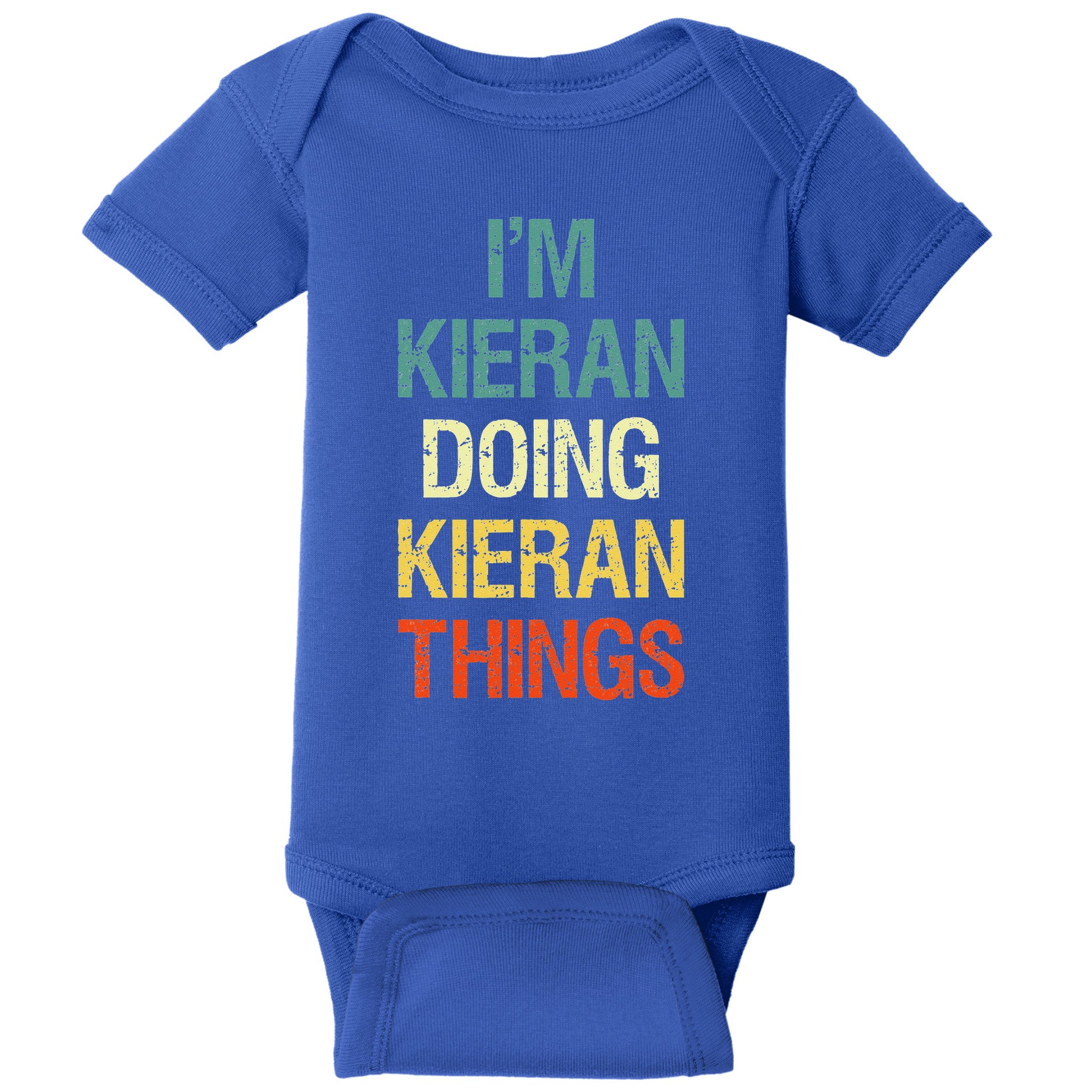 I'M Kieran Doing Kieran Things Personalized First Name Gift Baby Bodysuit