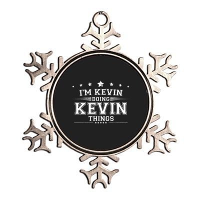 Im Kevin Doing Kevin Things Metallic Star Ornament