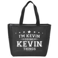 Im Kevin Doing Kevin Things Zip Tote Bag