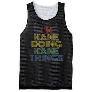 IM Kane Doing Kane Things Funny Personalized Name Mesh Reversible Basketball Jersey Tank