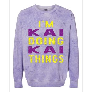 IM Kai Doing Kai Things Colorblast Crewneck Sweatshirt