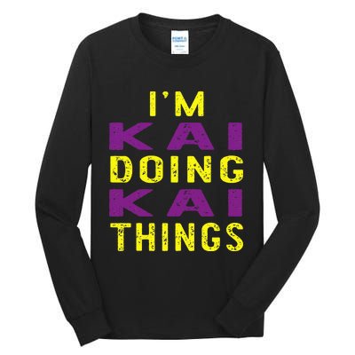 IM Kai Doing Kai Things Tall Long Sleeve T-Shirt