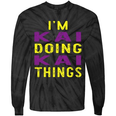 IM Kai Doing Kai Things Tie-Dye Long Sleeve Shirt