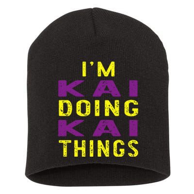 IM Kai Doing Kai Things Short Acrylic Beanie