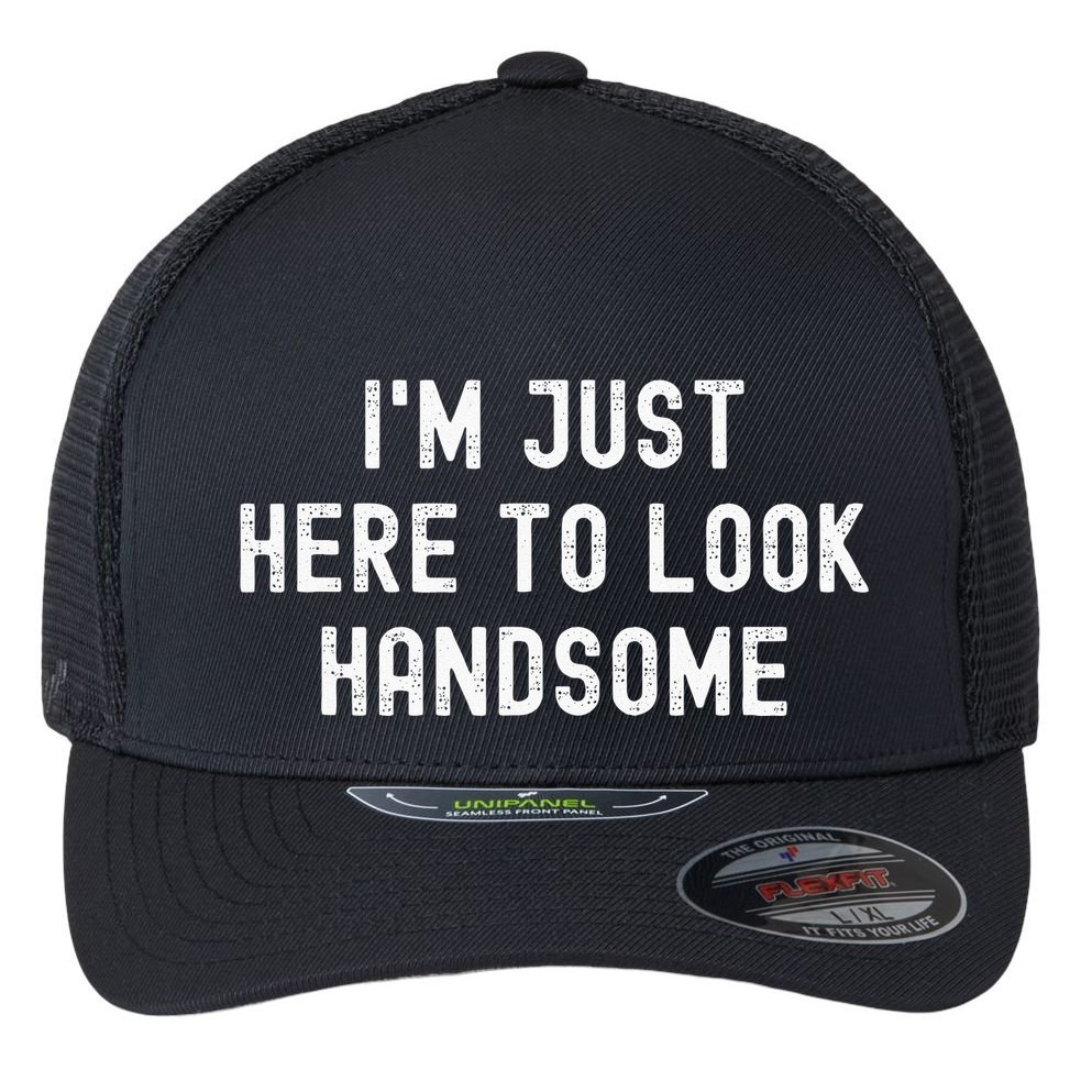 IM Kieran Doing Kieran Things Personalized First Name Gift Flexfit Unipanel Trucker Cap