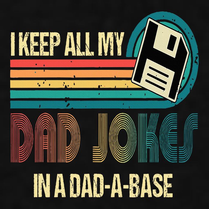 I Keep Dad Jokes In A Dad A Base Funny Fathers Day Ladies PosiCharge Tri-Blend Wicking Tank