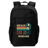 I Keep Dad Jokes In A Dad A Base Funny Fathers Day Backpack