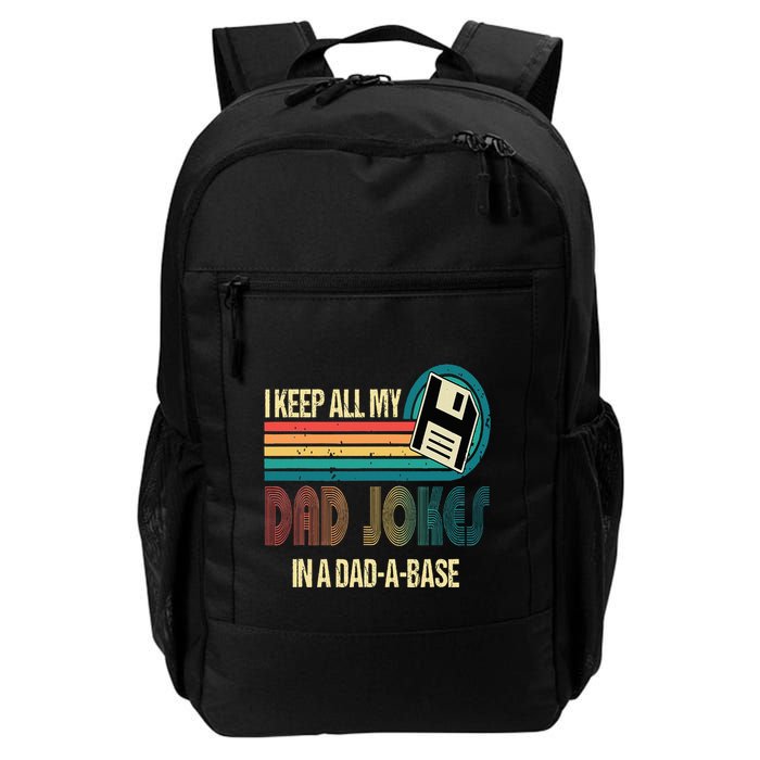 I Keep Dad Jokes In A Dad A Base Funny Fathers Day Backpack