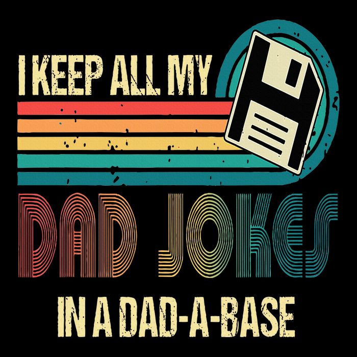 I Keep Dad Jokes In A Dad A Base Funny Fathers Day Youth Performance Sprint T-Shirt