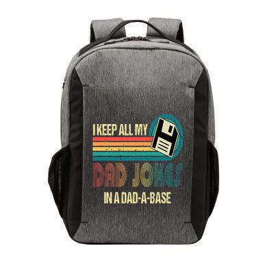 I Keep Dad Jokes In A Dad A Base Funny Fathers Day Vector Backpack