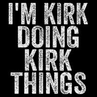I'm Kirk Doing Kirk Things Funny Saying Christmas Gifts Idea Zip Tote Bag
